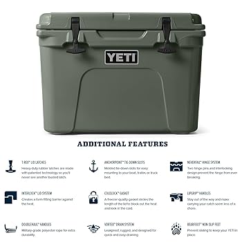 Amazon | YETI (イエティ) Tundra 35 クーラー キャンプグリーン